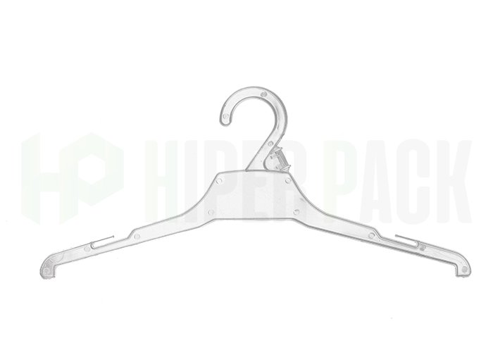 Percha Económica Sin Barral para Adultos - Art. T35 / T40 - Cristal