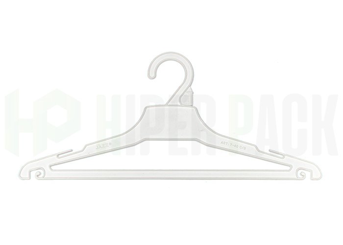 Percha con Barral para Adultos - Pack x25u - Art. T35/T40 - Natural