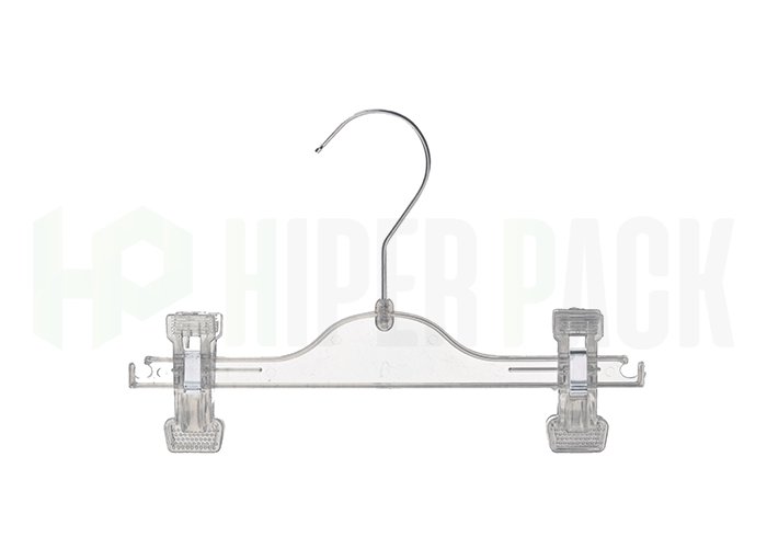 Percha con Broche para Pantalón y Pollera de Niños - Art. T500 - Cristal