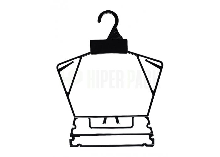 Percha Cuerpito para Conjunto de Niños - Art. T30 - Negro
