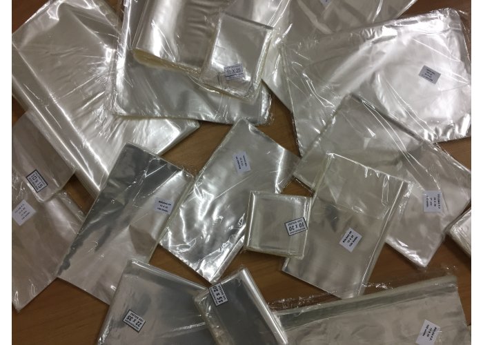 100 Bolsas Plásticas Polietileno Transparente 10x25 Cm