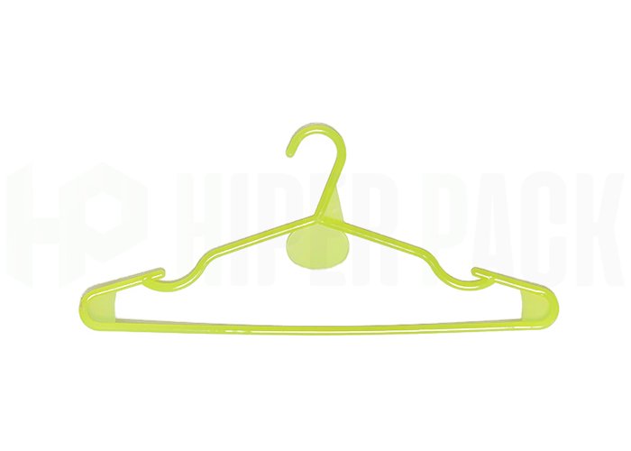 Percha Adultos Acrílico con Muescas - Art. A-43 - Amarillo