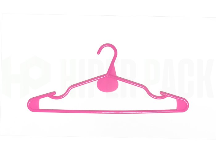 Percha Adultos Acrílico con Muescas - Art. A-43 - Rosa