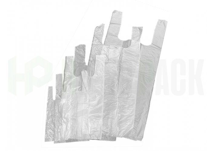 Bolsas Camiseta Alta Densidad Blancas Económicas
