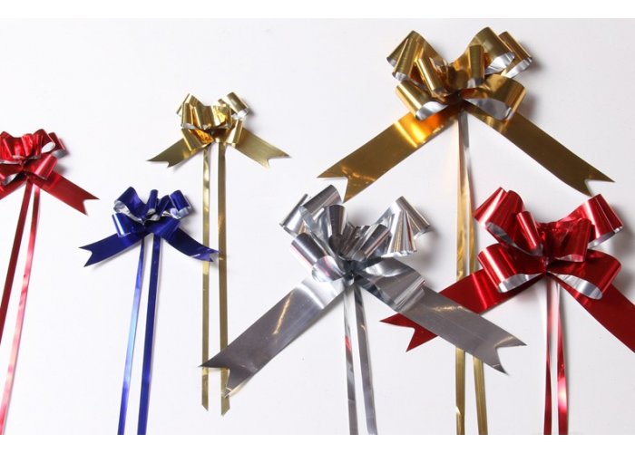 Moños Metalizados Mágicos Grandes Nº50