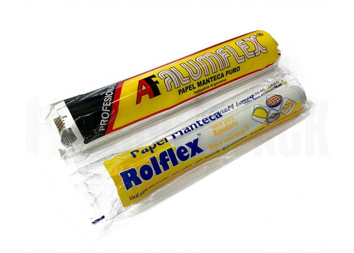 Papel Manteca en Rollo - Uso Profesional y Hogar - Modelo 2475