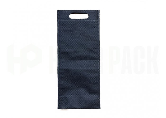 Bolsa de friselina ecológica para botella de vino - 17x40cm