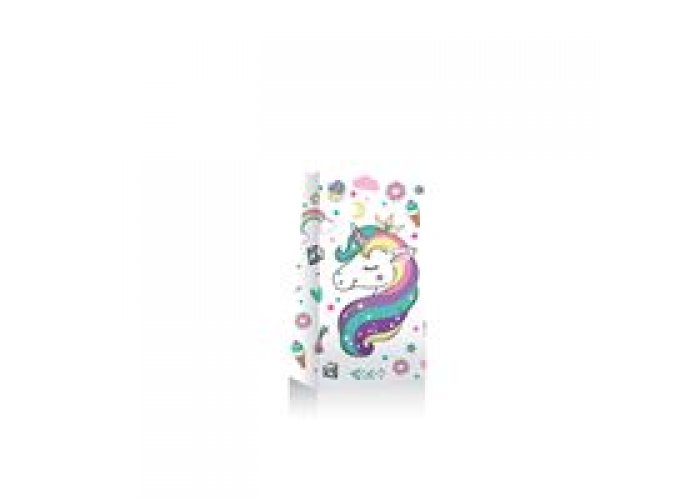 Bolsa de papel cotillón fantasía estampada para fiestas - Cotillon Unicornio Bl