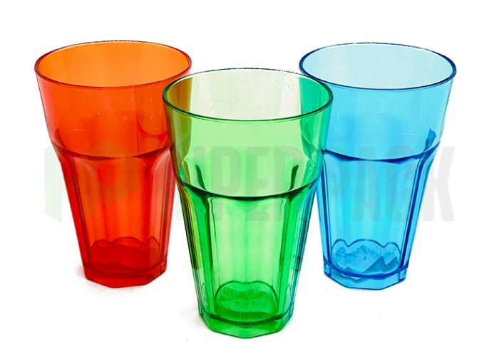 Vaso Facetado Cristal 330cc
