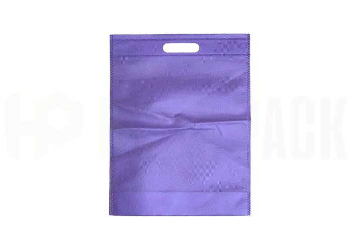 Bolsa riñón ecológica de friselina reciclable - Compra mínima 200 unidades - 15X21X7 Violeta