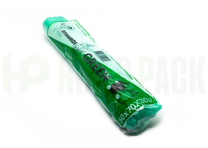 Bolsa de residuos 50x70cm alta densidad - Pack x30 unidades - 50X70 X30U Verde