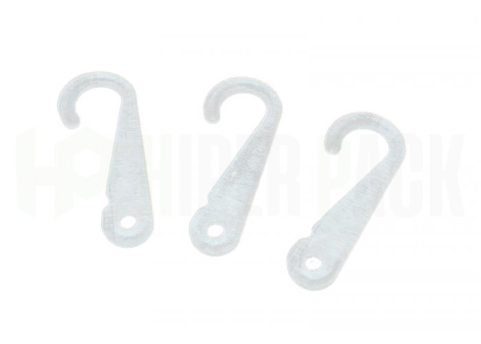 Percha Gancho Gota para Accesorios - Pack x 500 Unidades - Natural