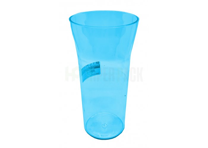 Vaso Trago Largo Cristal Reutilizable 500cc - Azul